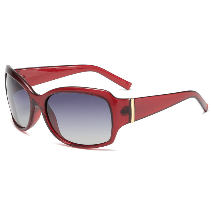 Damen stilvolle oversized Sonnenbrille mit elegantem Muster Brehn