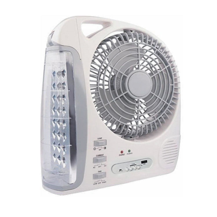 Damen tragbarer Solarventilator mit LED-Beleuchtung und USB-Ladefunktion Brehn
