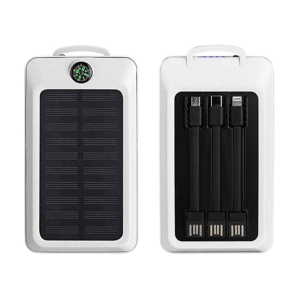 Tragbare Powerbank mit Integrierter Solaraufladetechnologie und Mehreren Usb-Anschlüssen Brehn