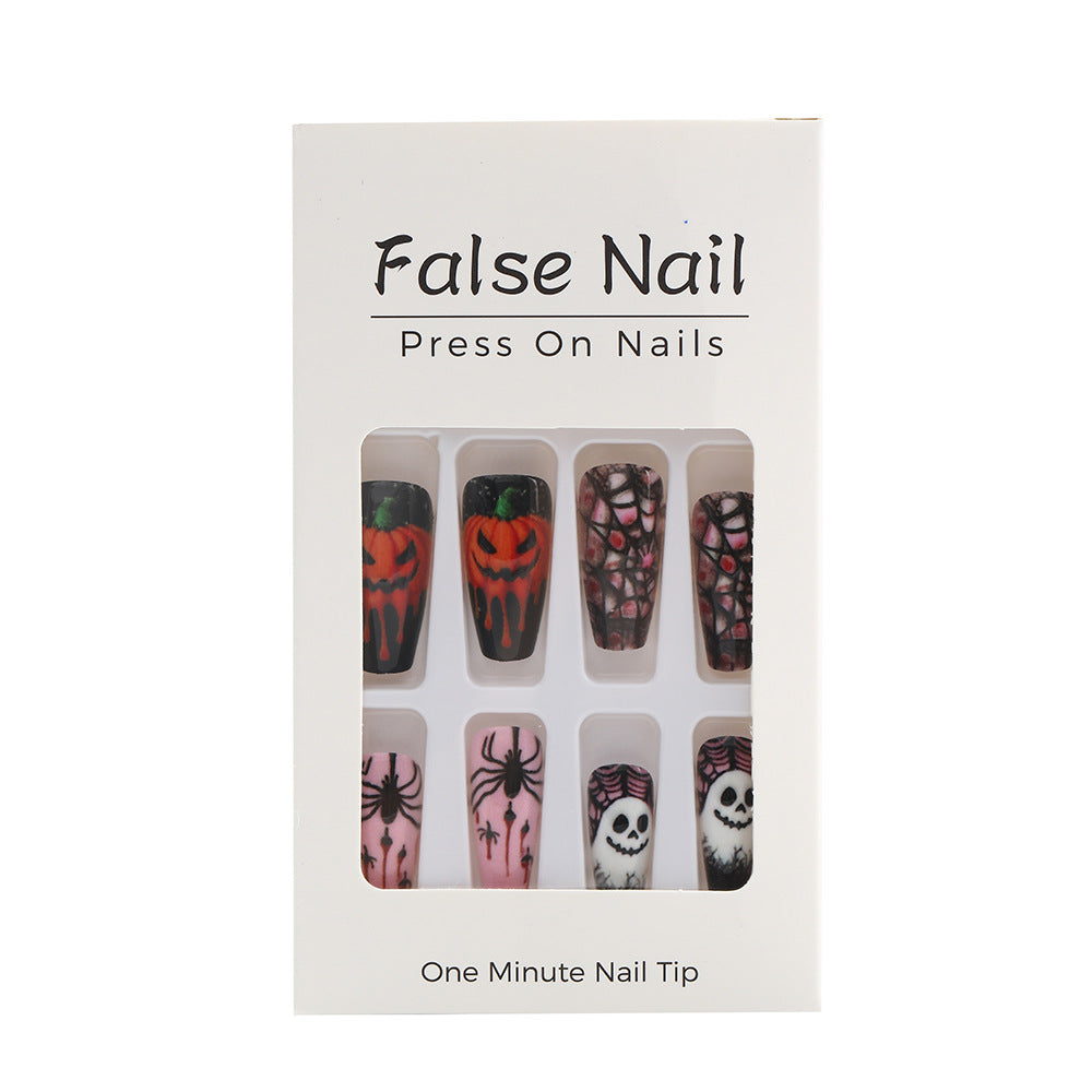 Kreatives Halloween-Kunstnagelset Brehn