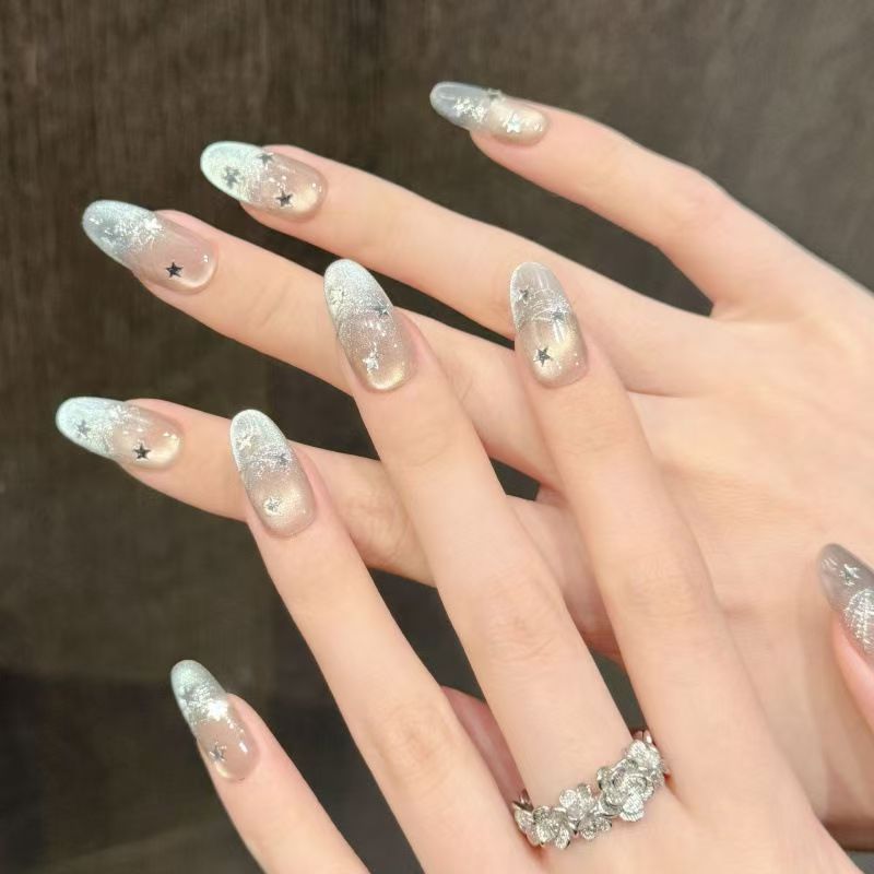 Premium Glitter Press-On Nail Tips Brehn