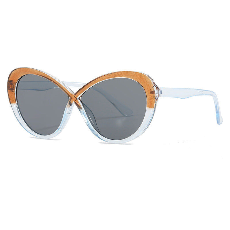 Damen Cat-Eye Sonnenbrille mit verspiegelten Gläsern Brehn