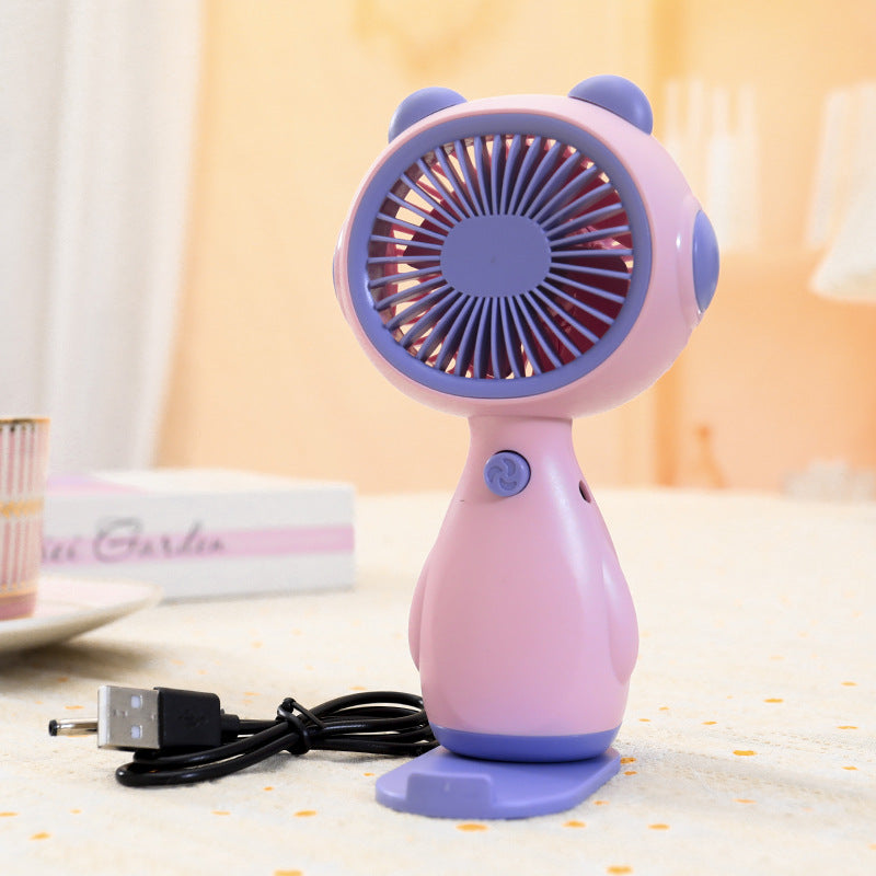Frauen tragbarer Mini-Ventilator im niedlichen Tierdesign Brehn