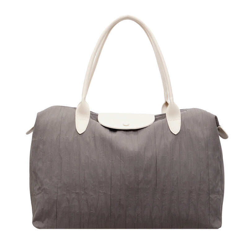 Premium strukturiertes Leder Reisetasche