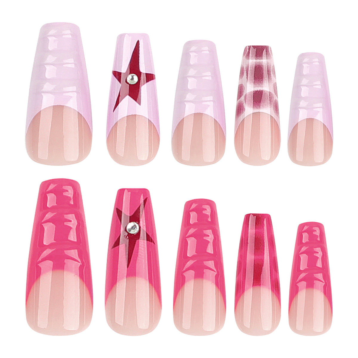 Kunstvolle Nagelkunst mit Glitzer-Details Brehn