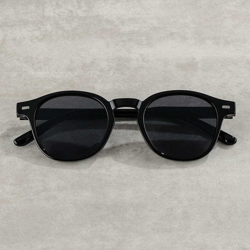 Vintage-inspirierte runde Rahmen-Sonnenbrille Brehn