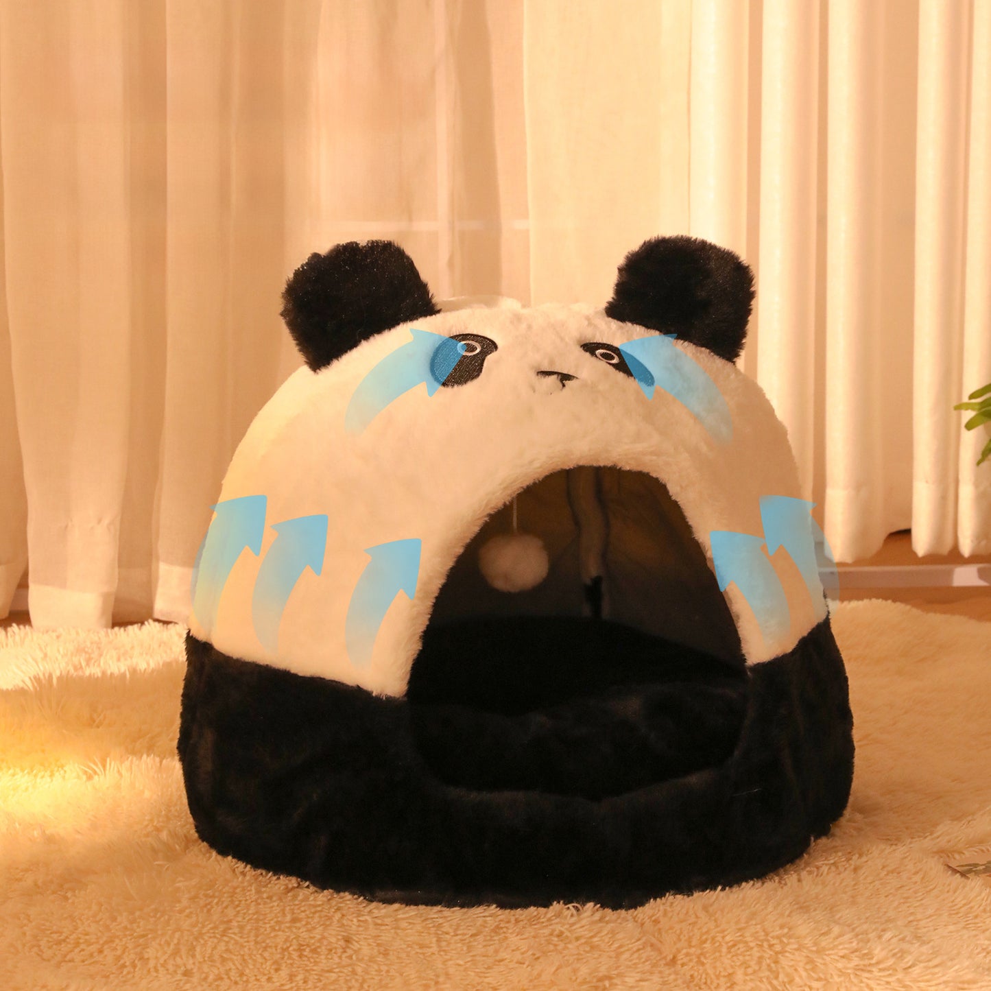 Panda-Themen Gemütliches Hundebett