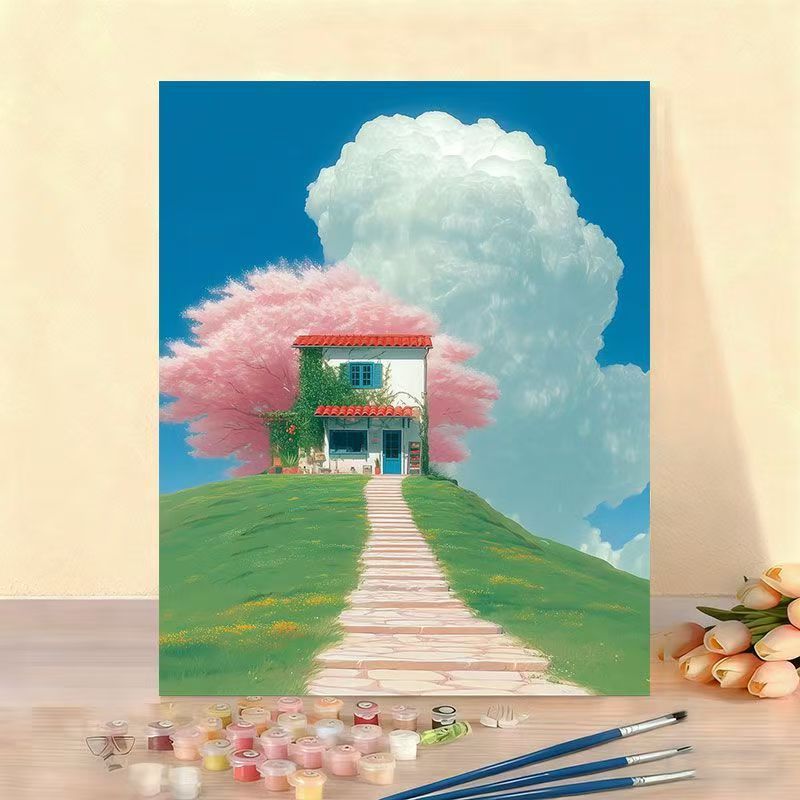 DIY Landschaft Painting nach Zahlen Kunstkit Brehn