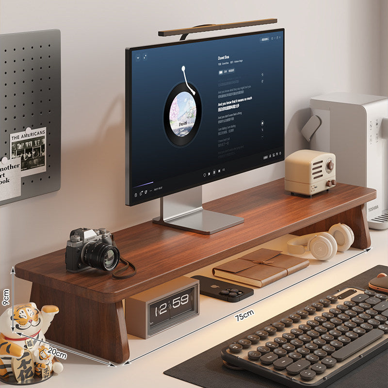 Moderner Holz-Monitorständer mit Stauraum Brehn