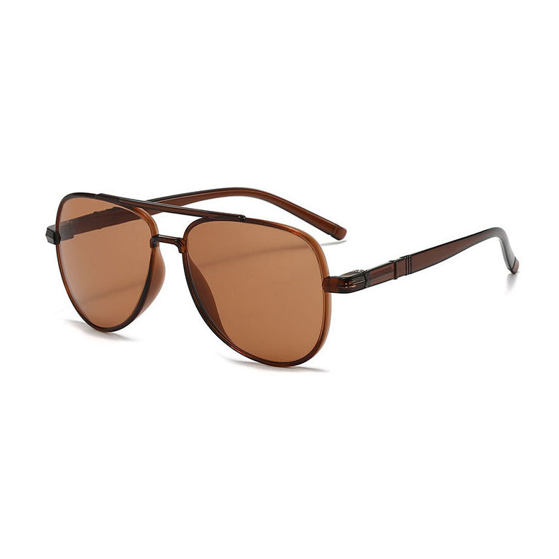 Moderne oversized rechteckige Sonnenbrille Brehn