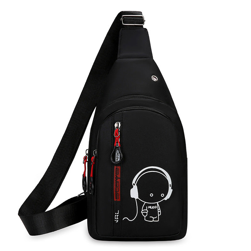 Trendy Straßenstil Sling-Rucksack Brehn