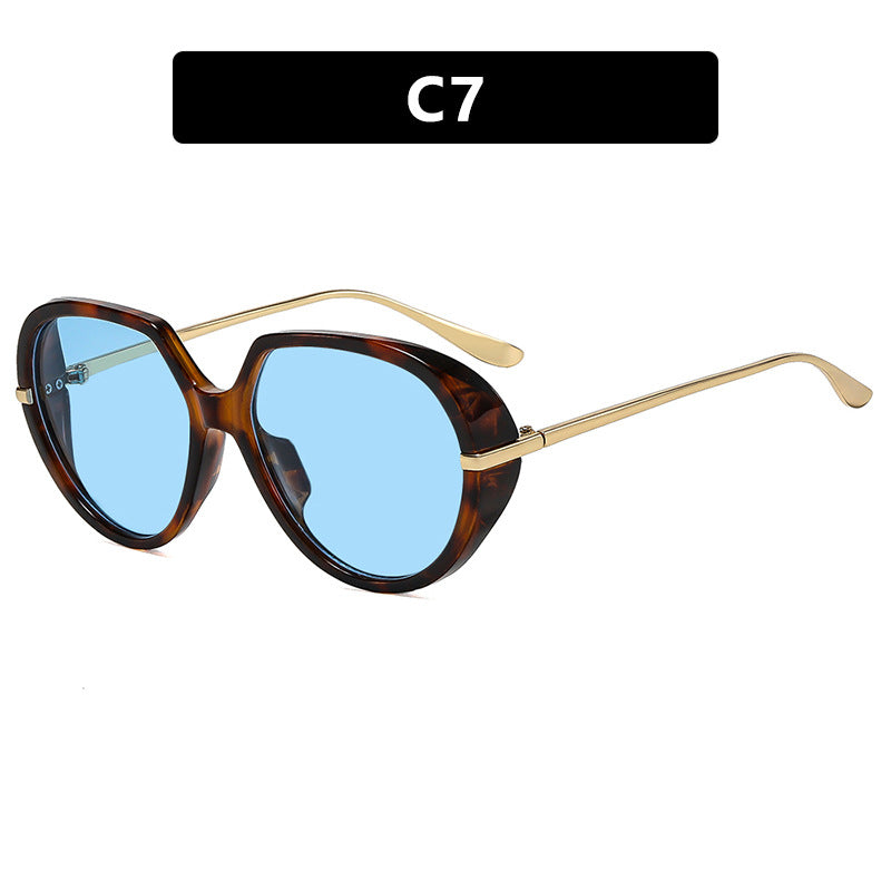 Damen Cat-Eye Sonnenbrille mit blendfreiem UV-Schutz und luxuriösem Metallrahmen Brehn