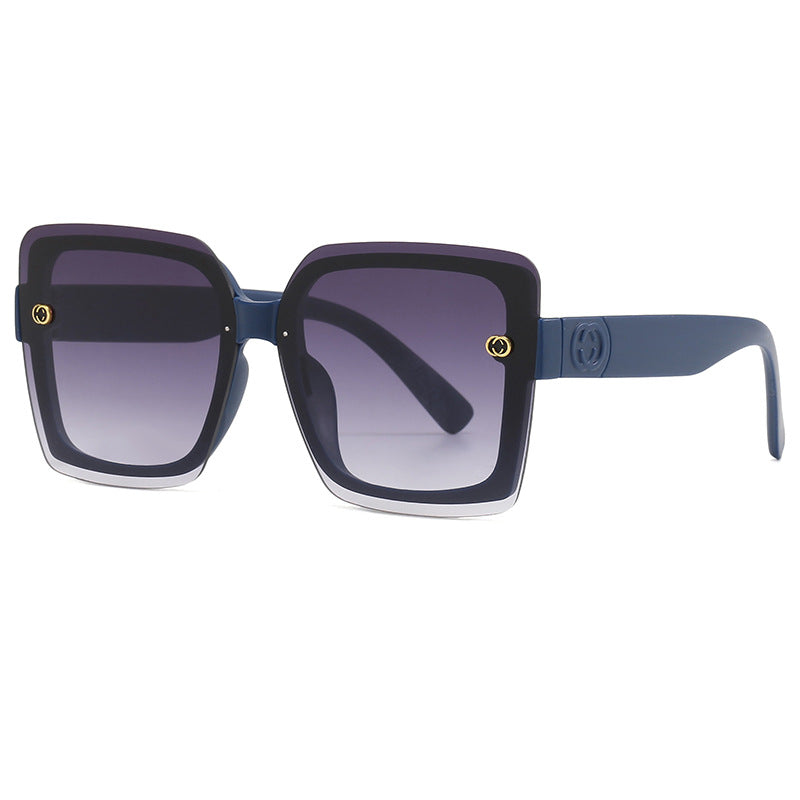Damen oversized quadratische Sonnenbrille mit elegantem Rahmen Brehn