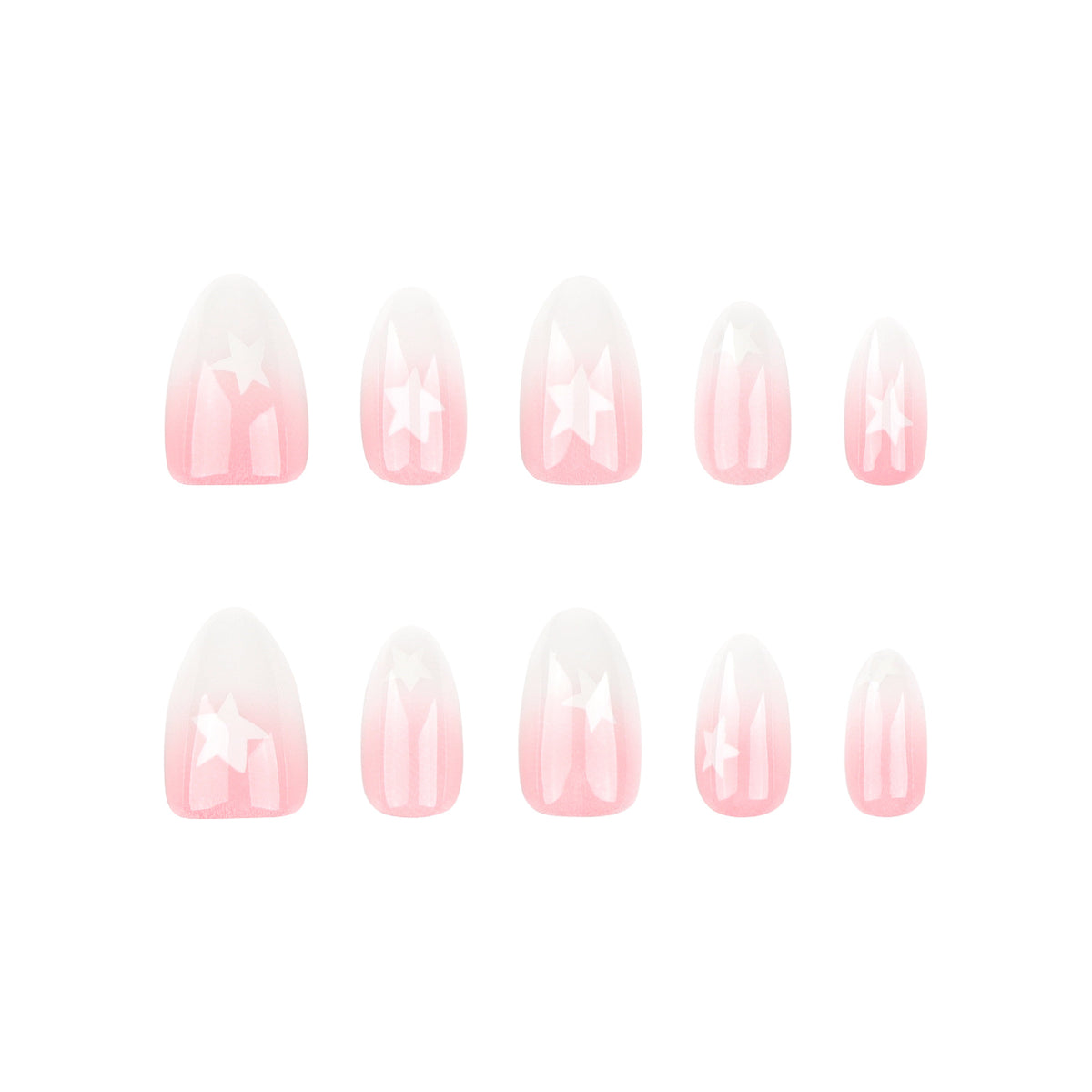 Kunstvolle Nagelkunst mit Sternenmotiv Brehn