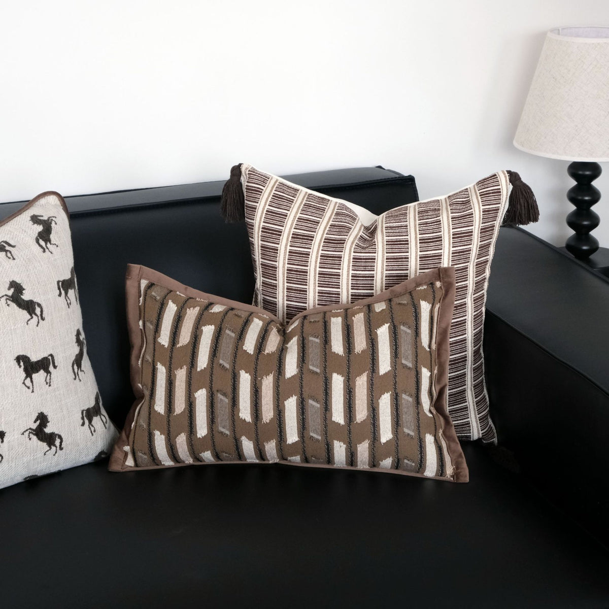 Strukturierte Wurfkissen für Sofa Wohnkultur