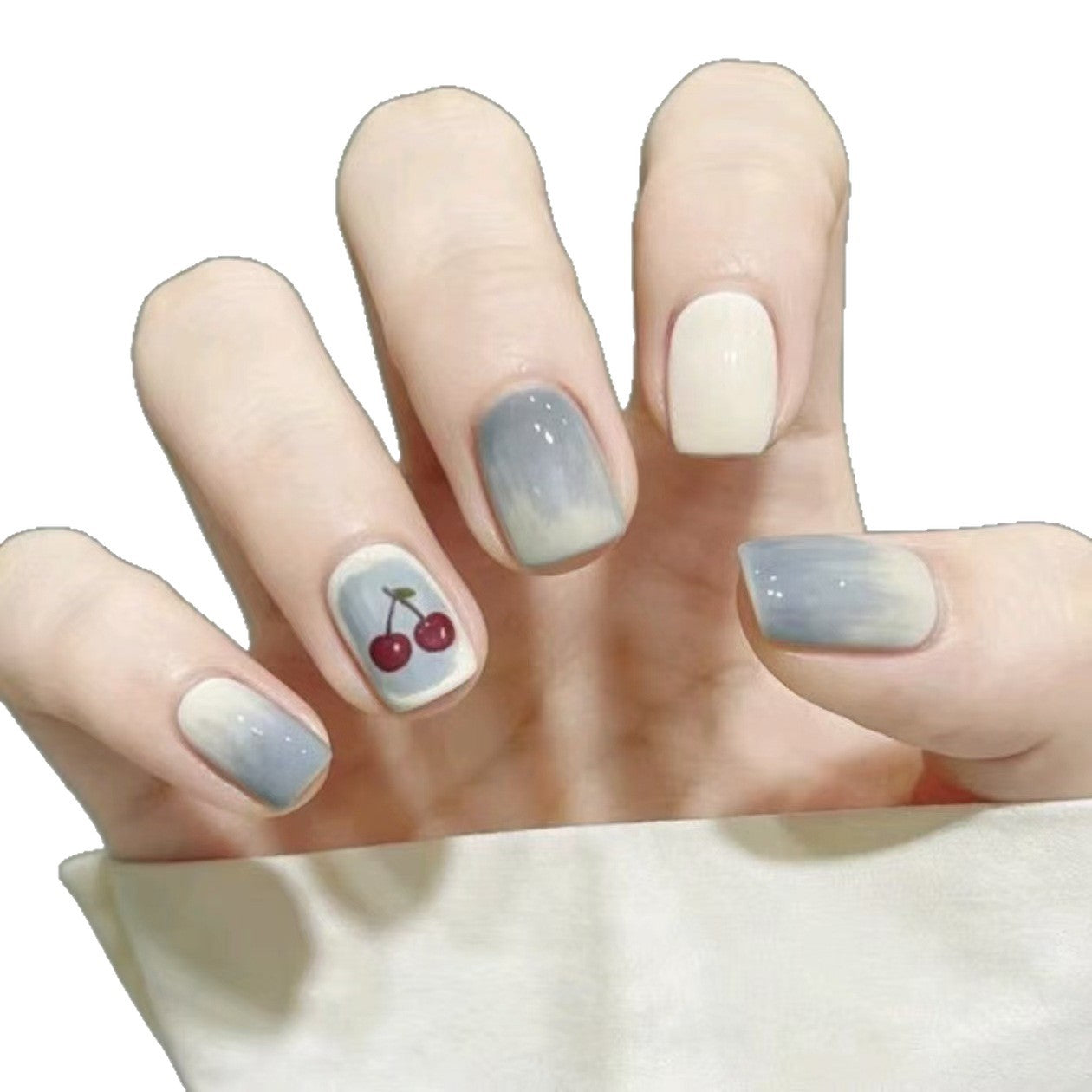 Künstlerisches Nagelkunst-Set mit Kirschdesign Brehn