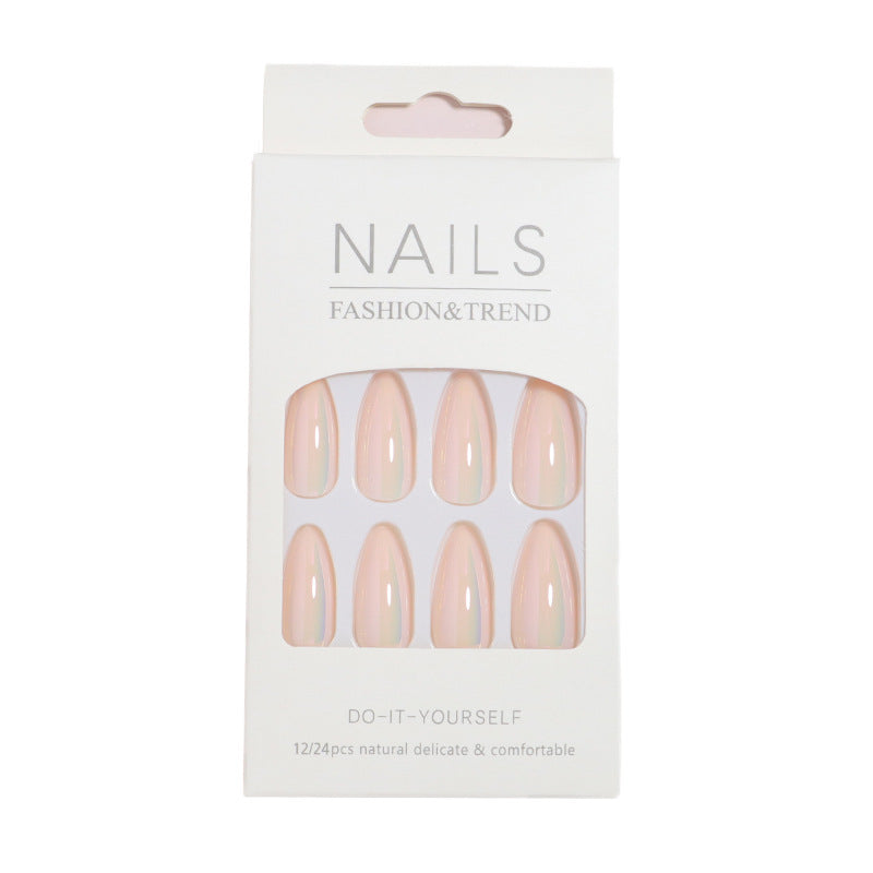 Iridescent Press-On Nail Set Brehn