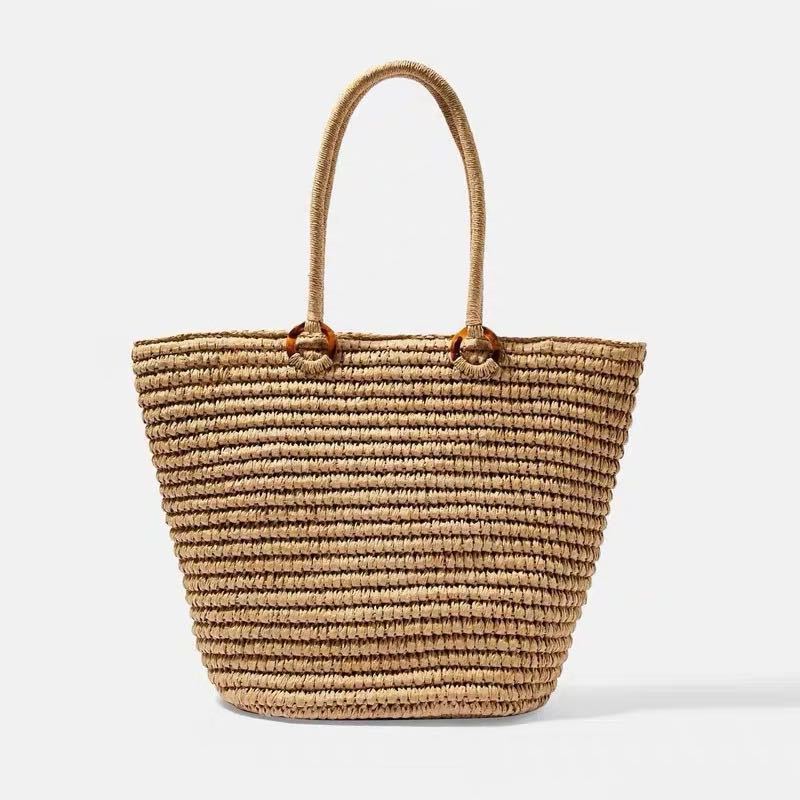 Handgefertigte Rattankorb-Tasche mit Modischem Design Brehn