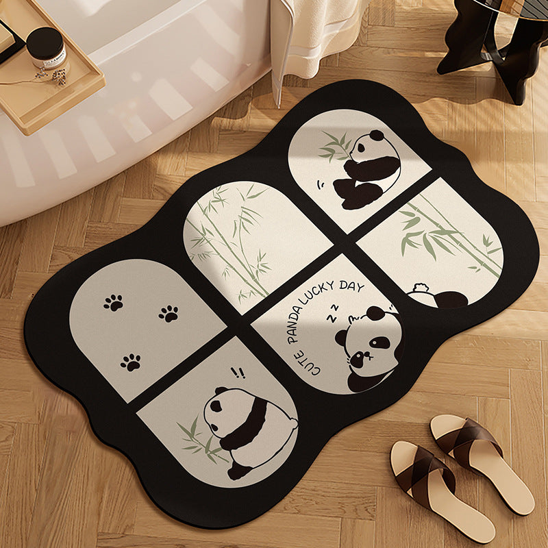 Süßer Panda-Themen Badezimmermatte Brehn