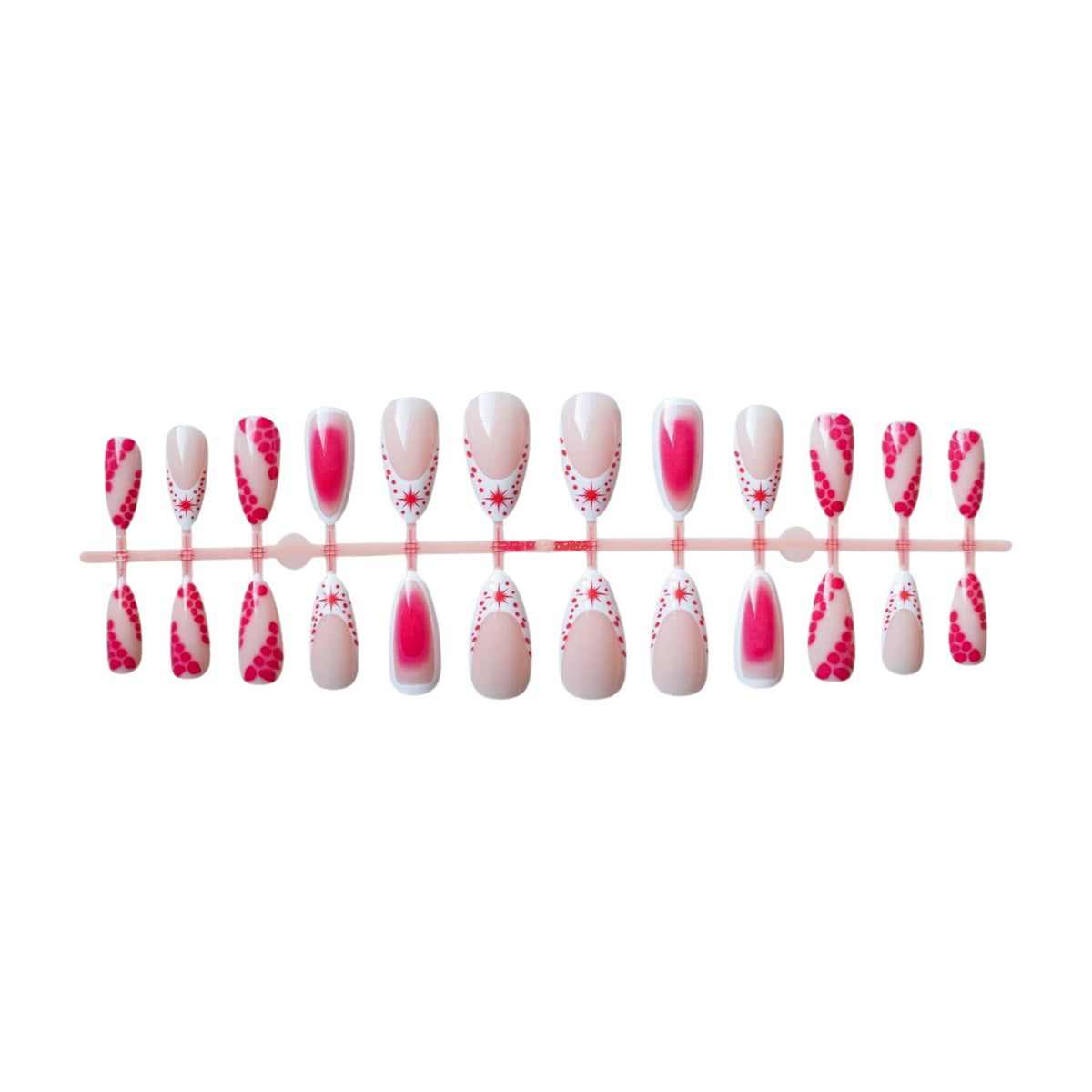 Künstlerische Gel-Nagelverstärkungen