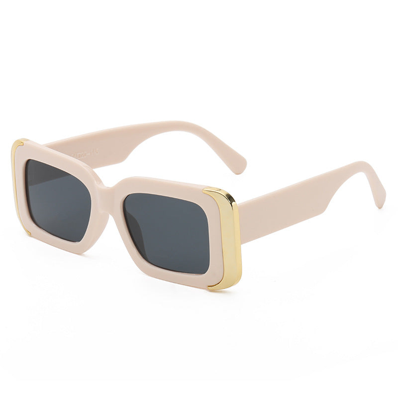 Damen Oversized-Sonnenbrille im modernen Animal-Print-Design Brehn