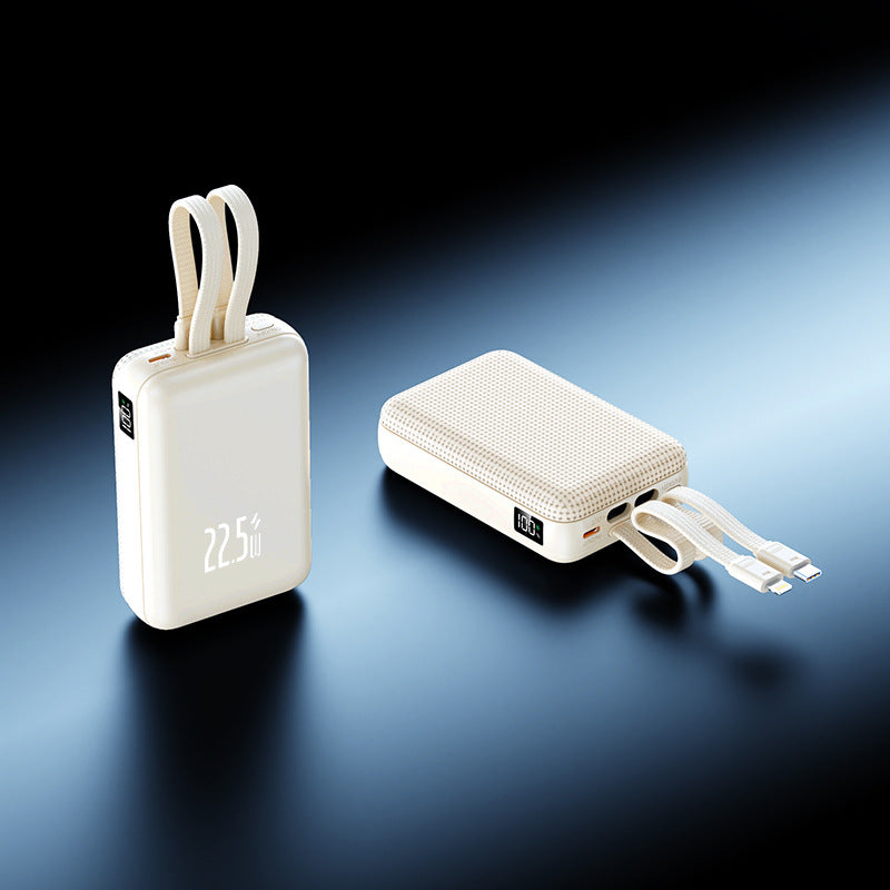 Tragbare Powerbank mit Leistungsstarker Schnellladefunktion und Innovativem Kabelmanagement Brehn
