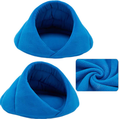 Gemütliches Fleece Katzenhöhlenbett Hundebett