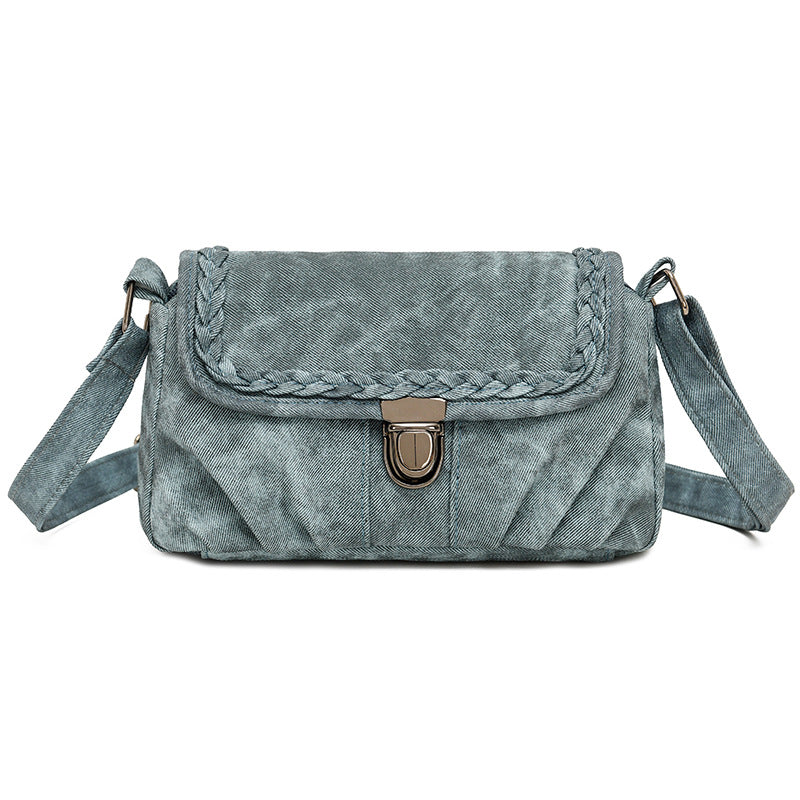 Stylische geflochtene Handtasche
