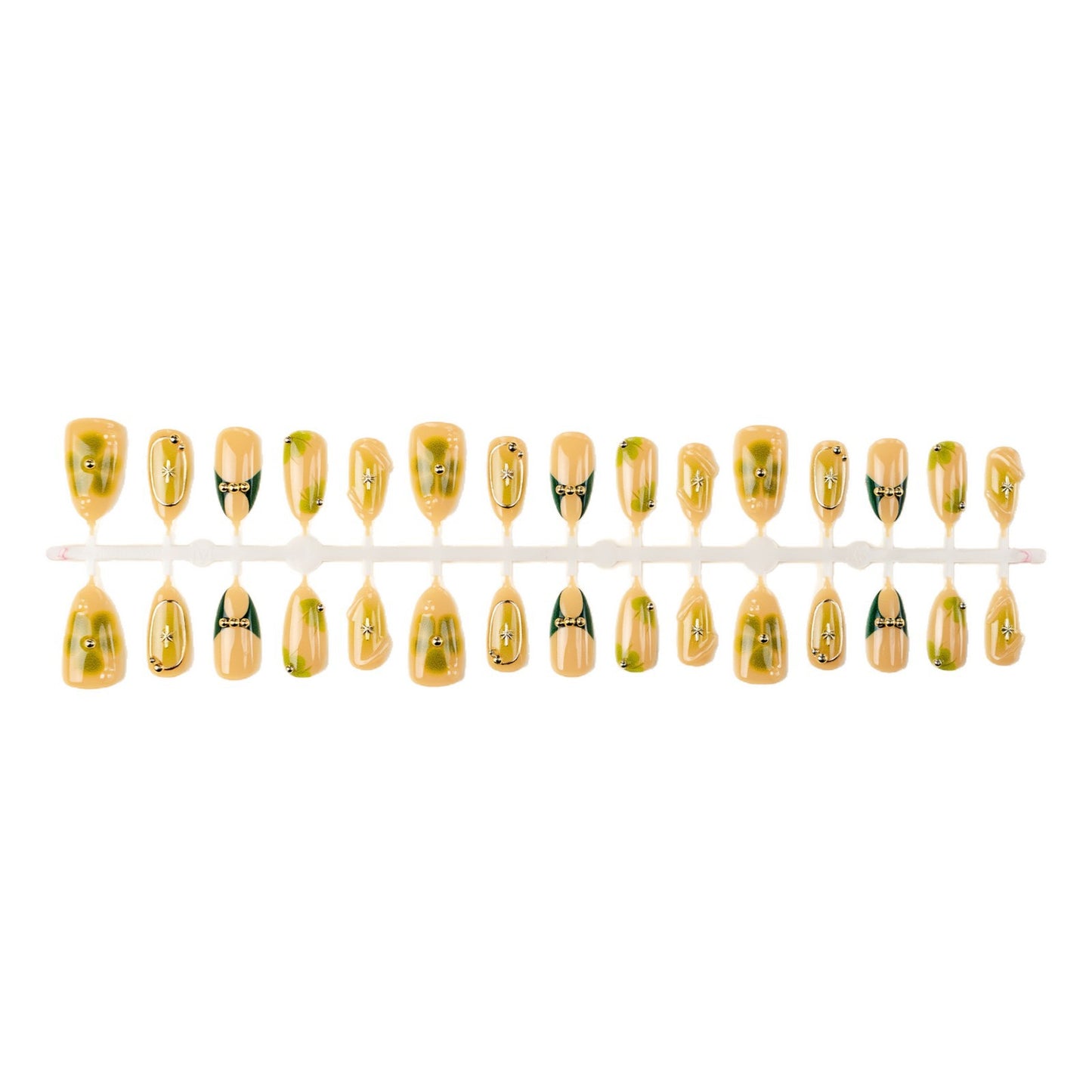 Kunstnagelset mit filigranen Floralen Akzenten Brehn