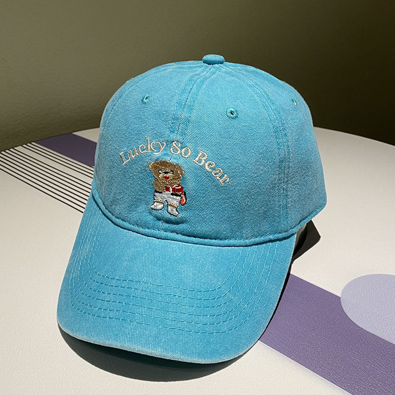 Unisex Casual Bestickte Bärenmütze Brehn