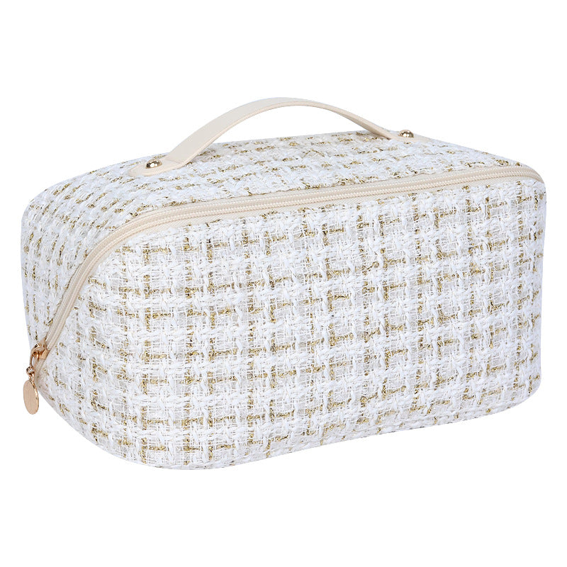 Kosmetik-Organizer Tasche Mit Luxuriösem Innenlayout Und Elegantem Stoffdesign Brehn