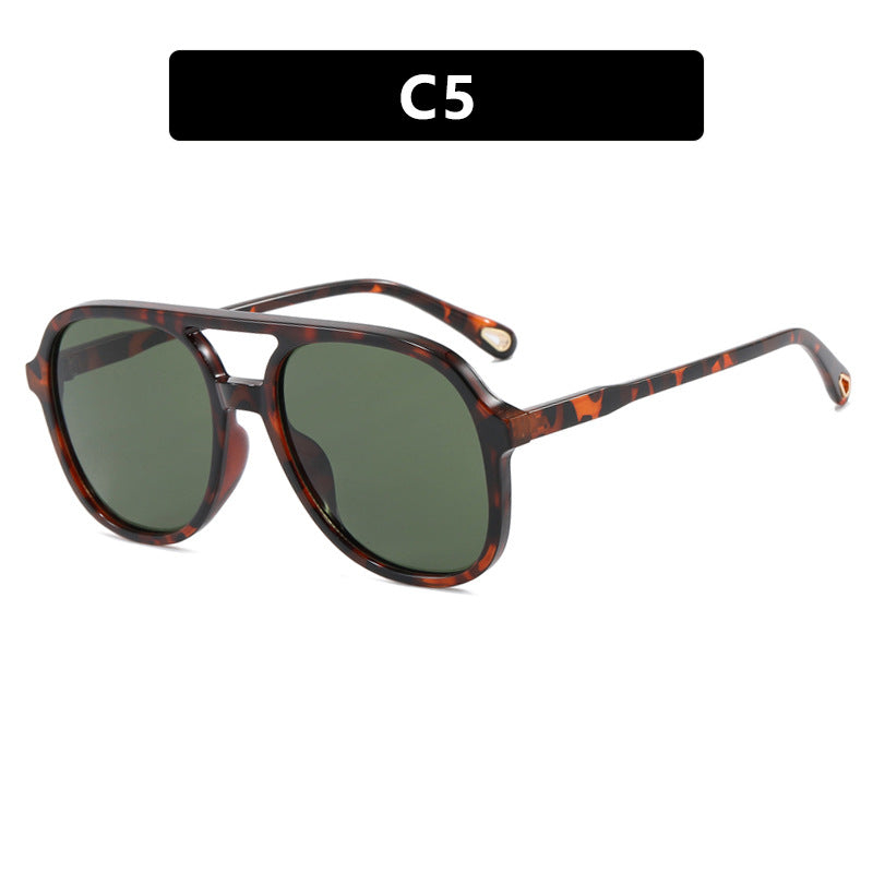 Damen geometrische Sonnenbrille mit luxuriösem Rahmen Brehn