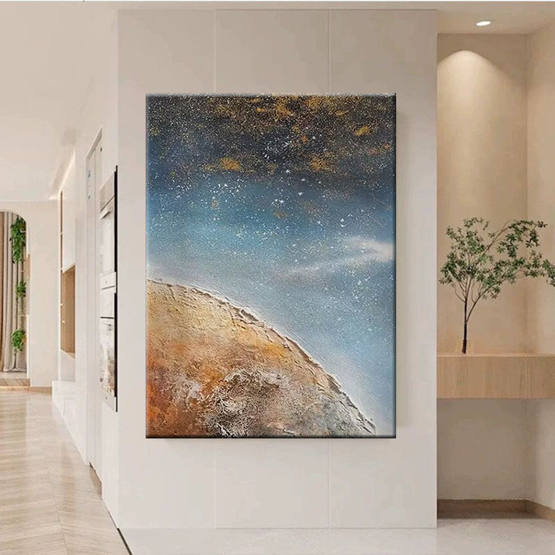 Texturiertes abstraktes Wand-Leinwandkunst