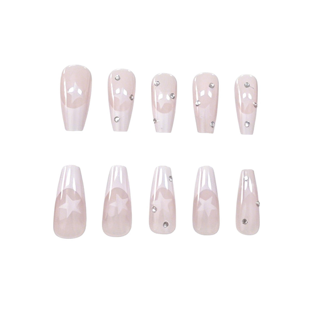 Glamorous Starry Nail Art Brehn