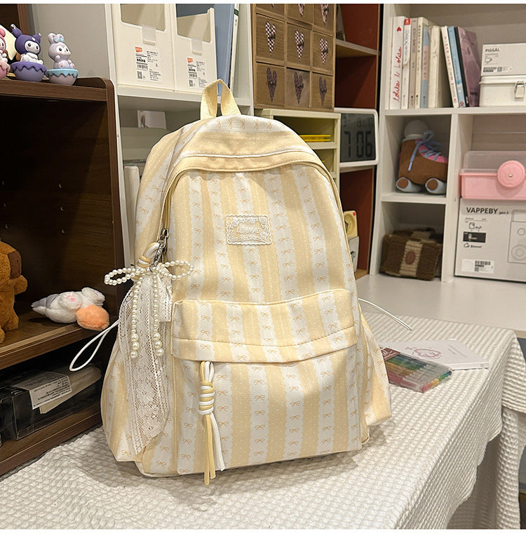 Lässiger gemusterter Schulrucksack