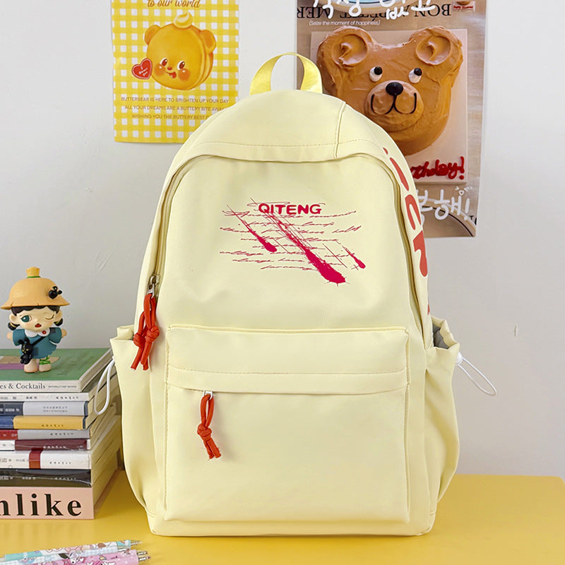 Stylischer Grafik-Schulrucksack