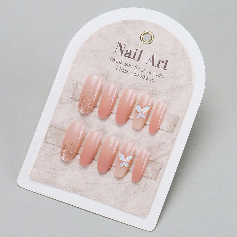 Elegantes florales Press-On Nail Art Set Brehn