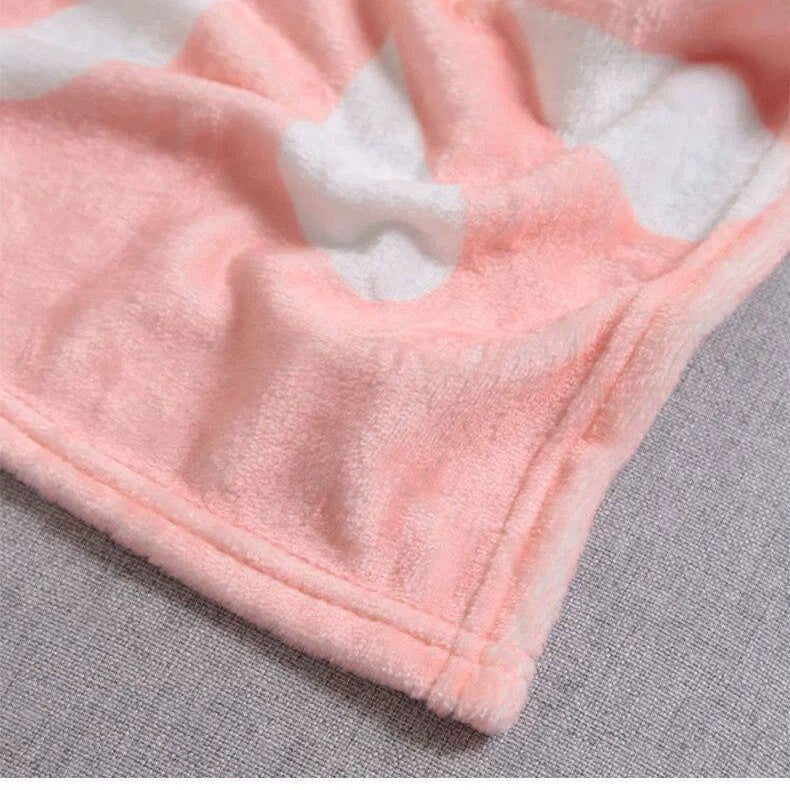Verspielt Wassermelon-Themen Fleece-Decke