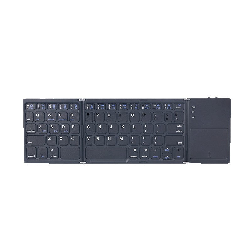 Ultra-slim faltbare Bluetooth-Tastatur mit Touchpad Brehn