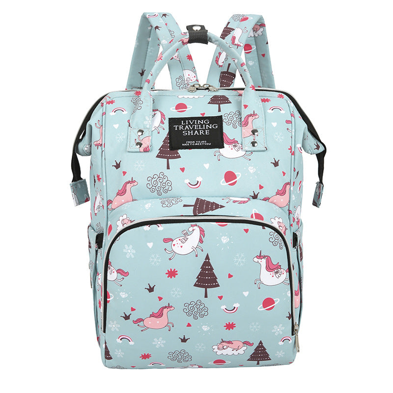 Vielseitiger Blattdruck Reise-Rucksack Brehn