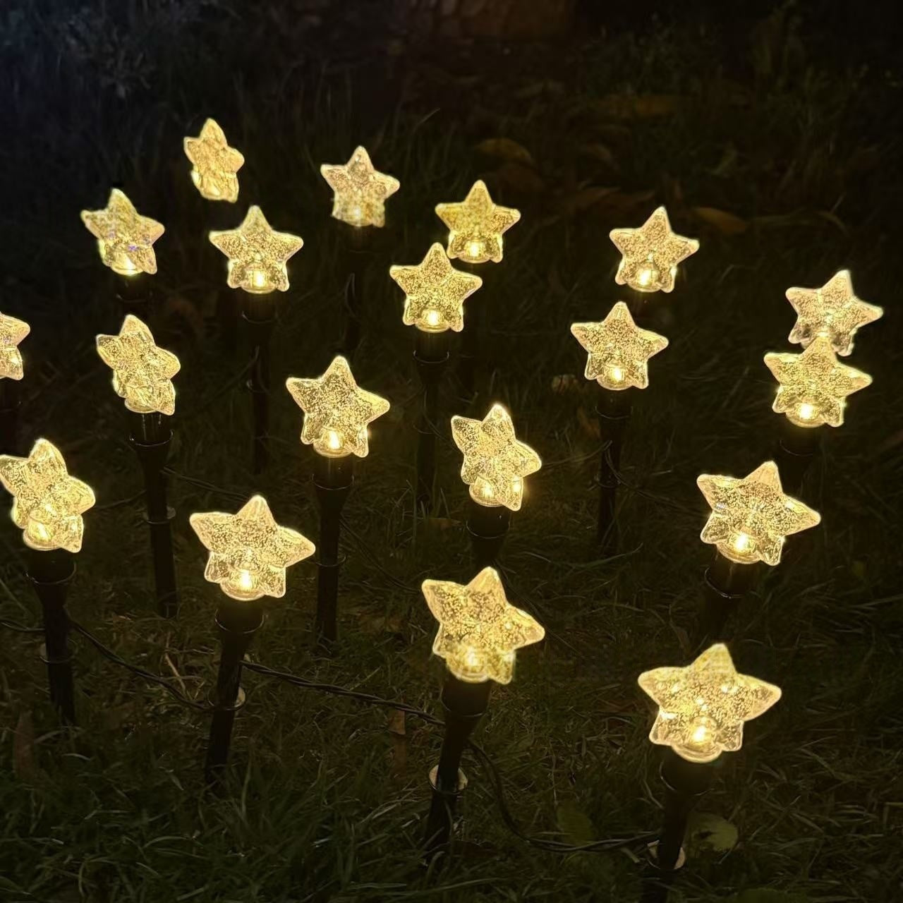 Crescent Moon Solar Gartenstecker Lichter Brehn