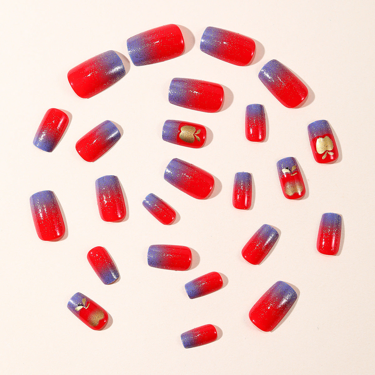 Dekoratives Ombre Nail Art Set Brehn