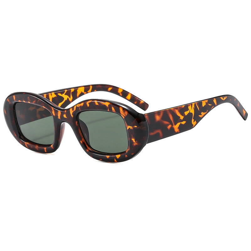 Damen Modische Sonnenbrille mit weichem, geschwungenem Rahmen Brehn