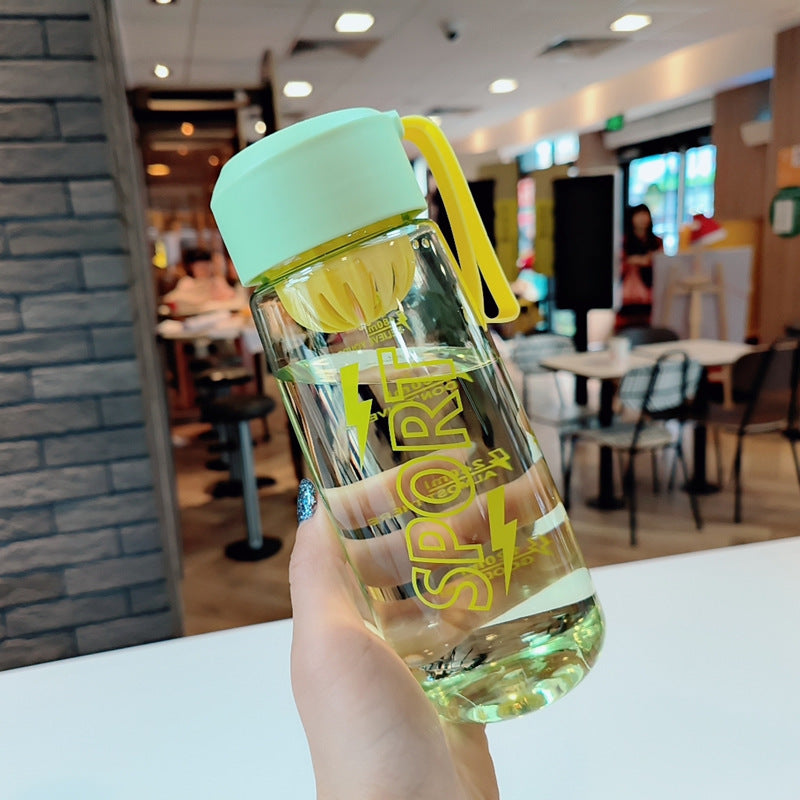 Damen Multifunktionale Sport-Trinkflasche mit fruchtigem Infuser Brehn