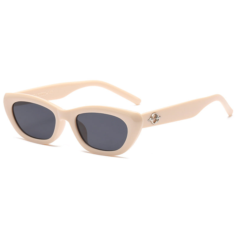 Damen Cat-Eye Sonnenbrille mit elegantem transparentem Rahmen und UV-Schutz Brehn