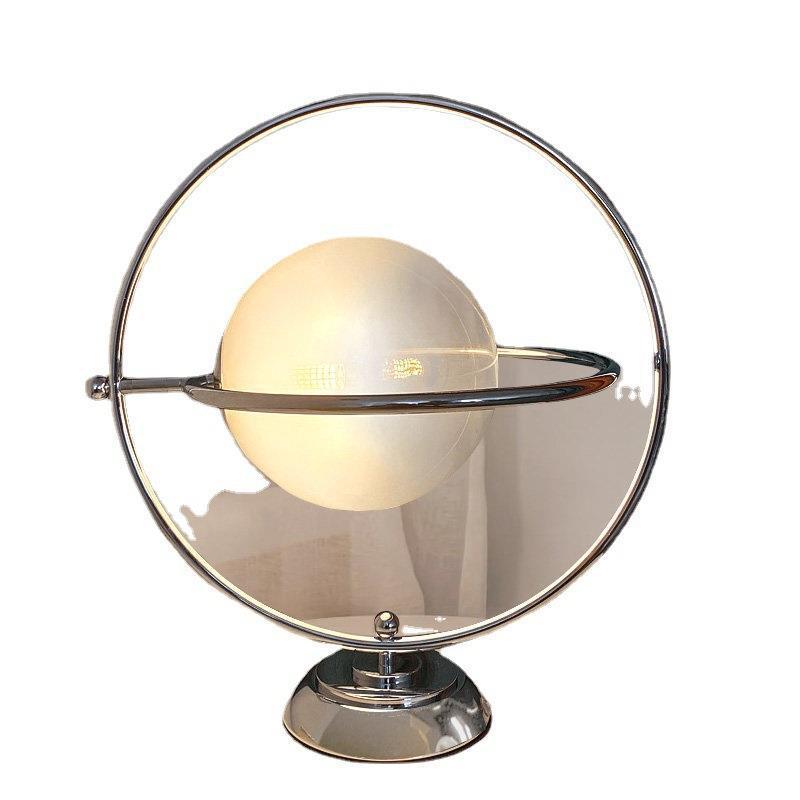Künstlerische Tischlampe mit dualem kreisförmigem Design