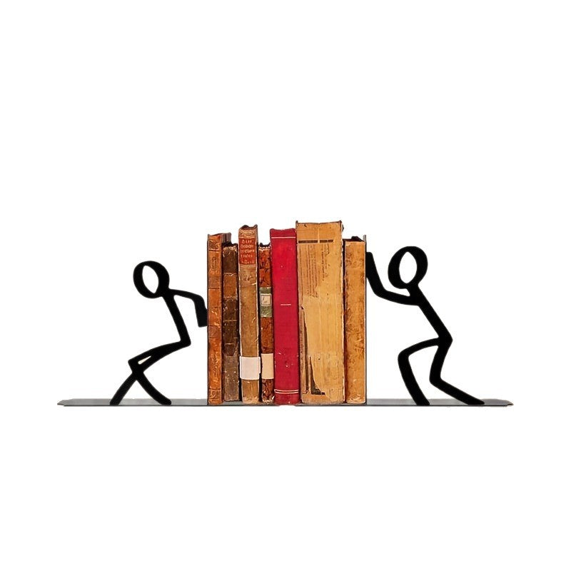 Dekorative Buchstützen mit verspieltem Figuren-Design