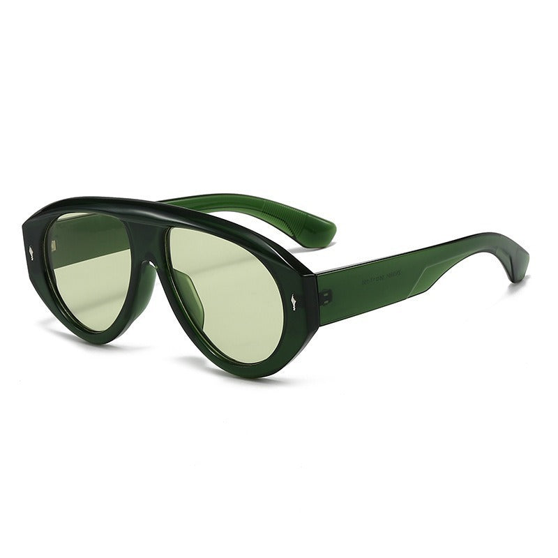 Damen moderne Fashion-Sonnenbrille im futuristischen Design Brehn