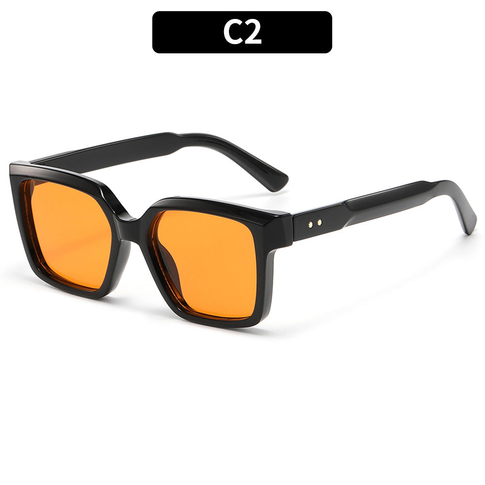 Trendy Übergroße Quadratische Sonnenbrillen