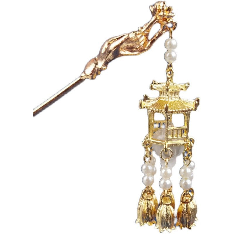 Elegante Laterne Haarnadel Brehn